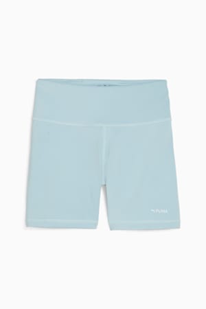 PUMA FIT Women's High Waist 5" Shorts, Turquoise Surf, extralarge-GBR